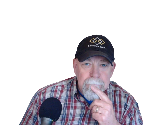 Hutch, founder and developer at 1 Source Web, smiling professional portrait photo